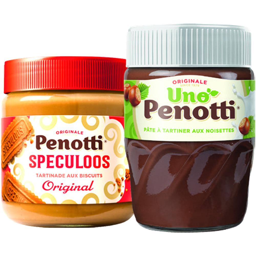 [721346] Lot de 2 Pâtes à Tartiner Speculoos 300g + MonoPenotti 350g à -50%