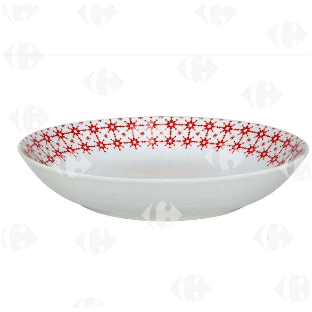 Assiette Creuse Flocon 20cm.