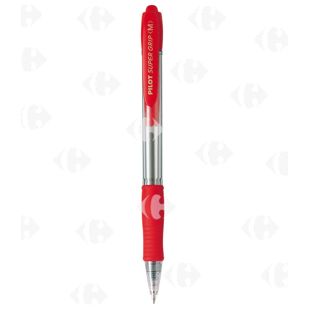 [25471] Stylo à Bille Super Grip Rouge Pilot 0.7mm
