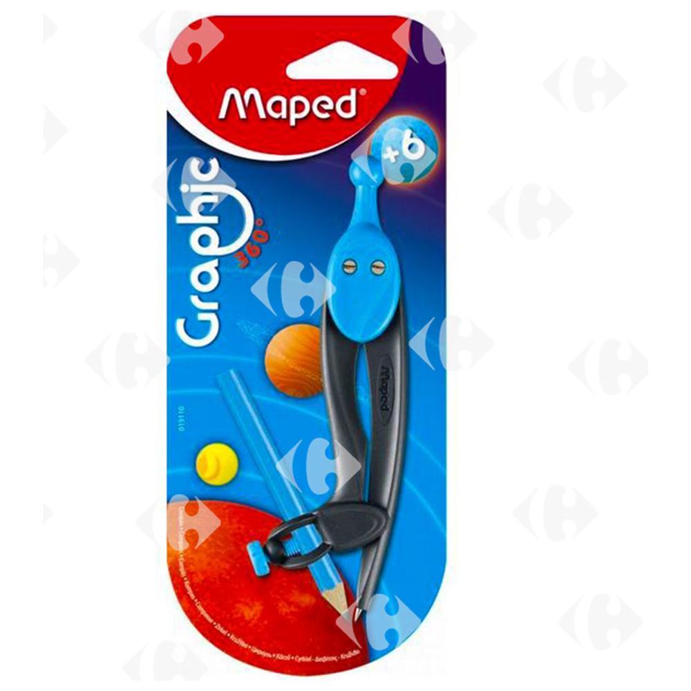 [74619] Compas Grapique 360 Bague Universelle + Crayon