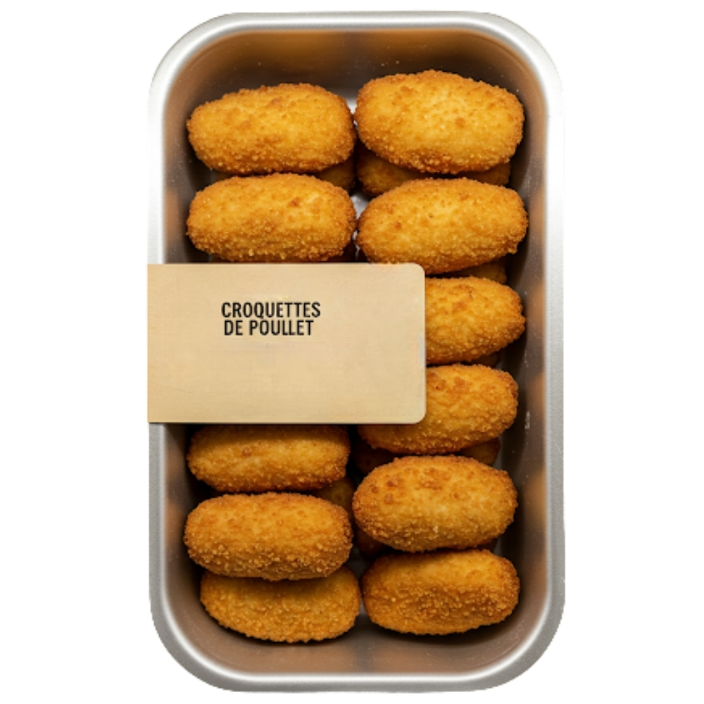 [161605] Croquettes de Poulet en Barquette 250g