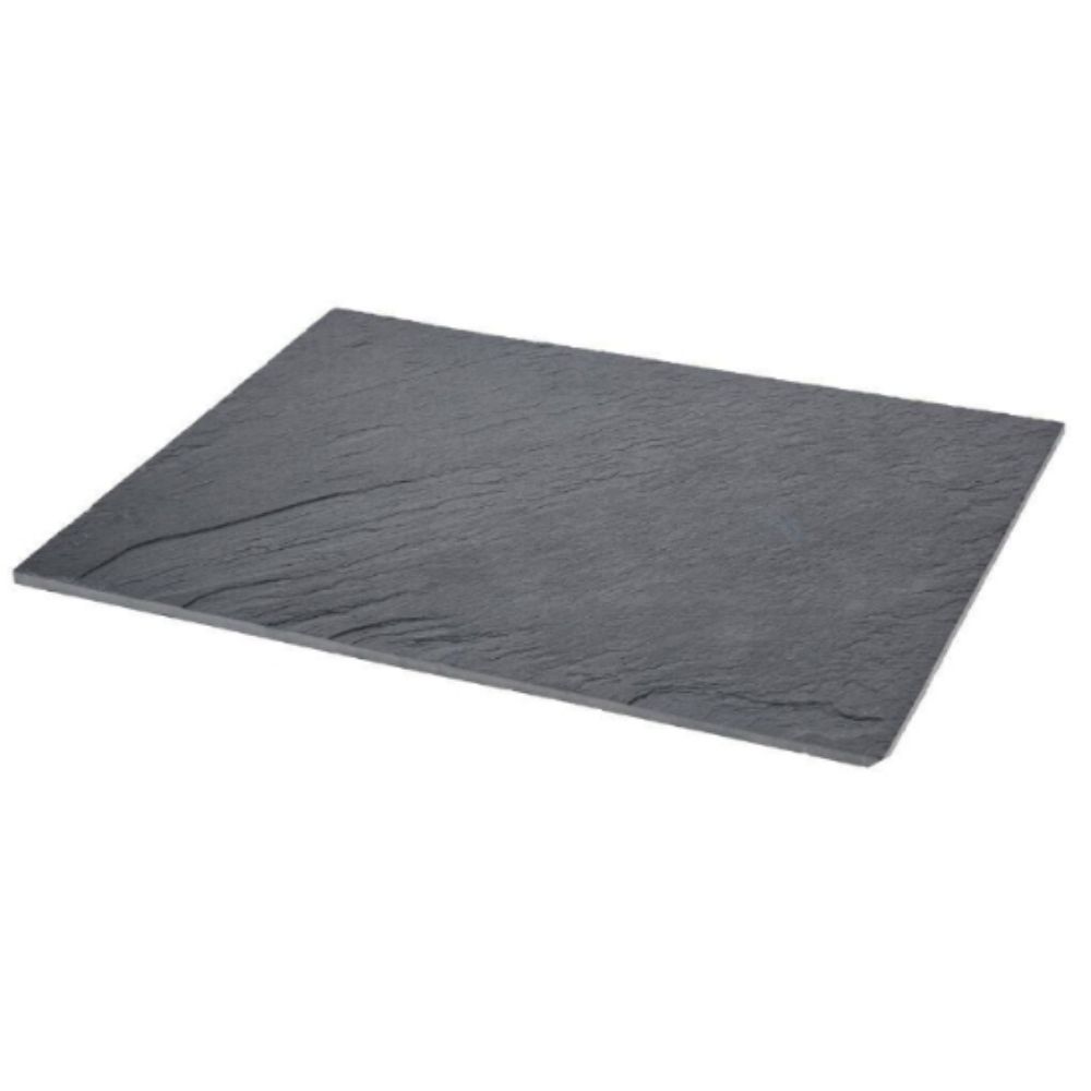 [628864] Plateau de Service en Pierre, Planche, Ardoise, Assiette, 20x30cm