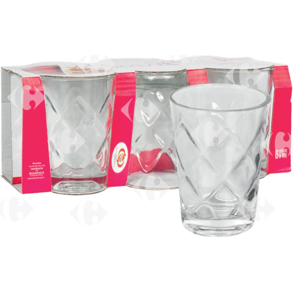 [695578] Verre à Thé Louvre Diamond 16cl - 6 pièces