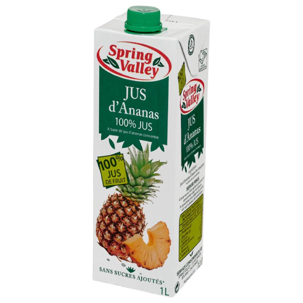 [724044] Jus d'Ananas Spring Valley 1L