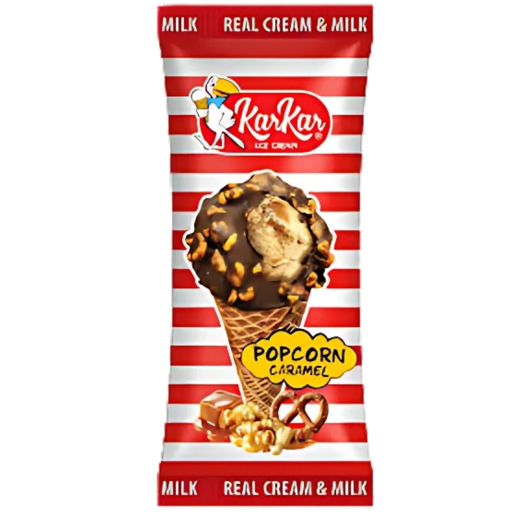 Cornet Popcorn-Caramel Kar Kar 150ml