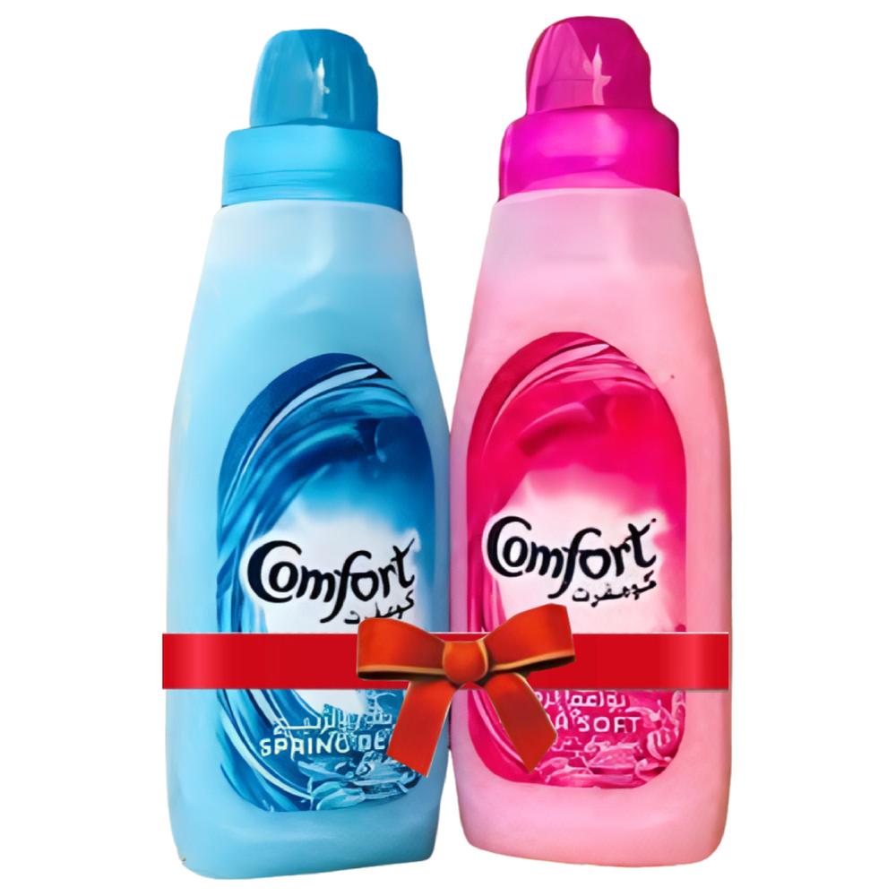 [653654] Pack Assouplissant Blue Dual Comfort Blue 2 unités 1L