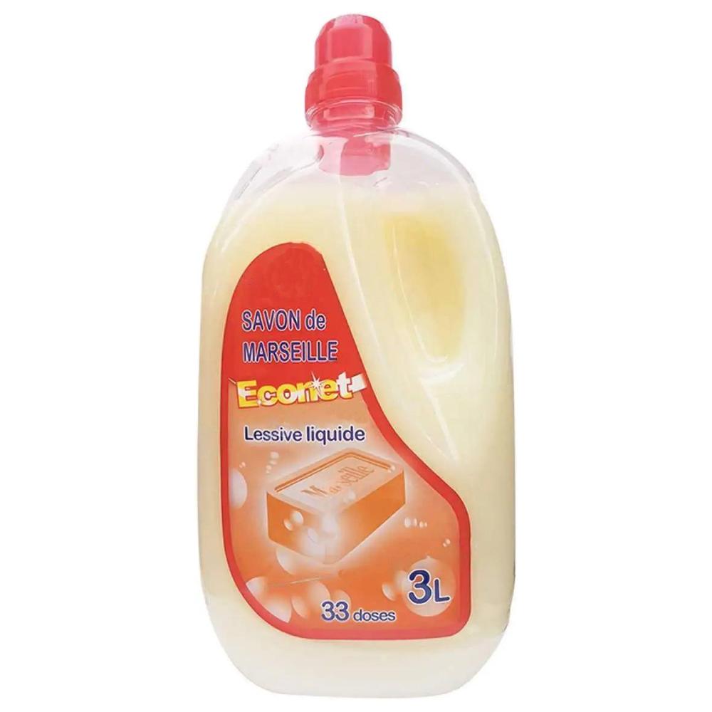 Lessive Liquide Savon de Marseille Econet 3L