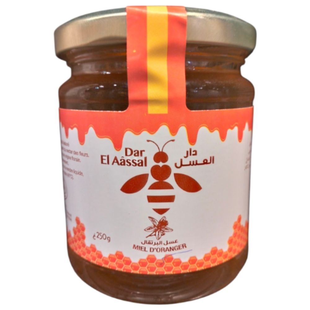 [679032] Miel d’Oranger en Verre Dar El Aassal 250 g
