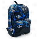 Sac à dos porte Pc 18" 10 motifs 2 poches (couleur aléatoire)
