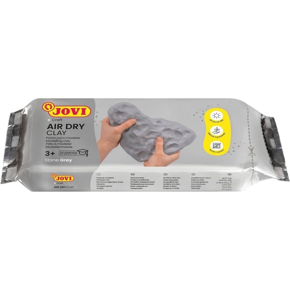 [631600] Pâte À ModelerJovi Autodurcissante Coloris Gris 1kg