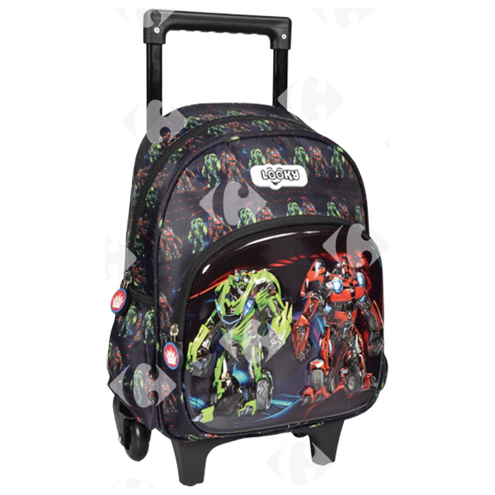 [702361] Cartable Trolley 12'' Visuel 3D Bombe 2 poches