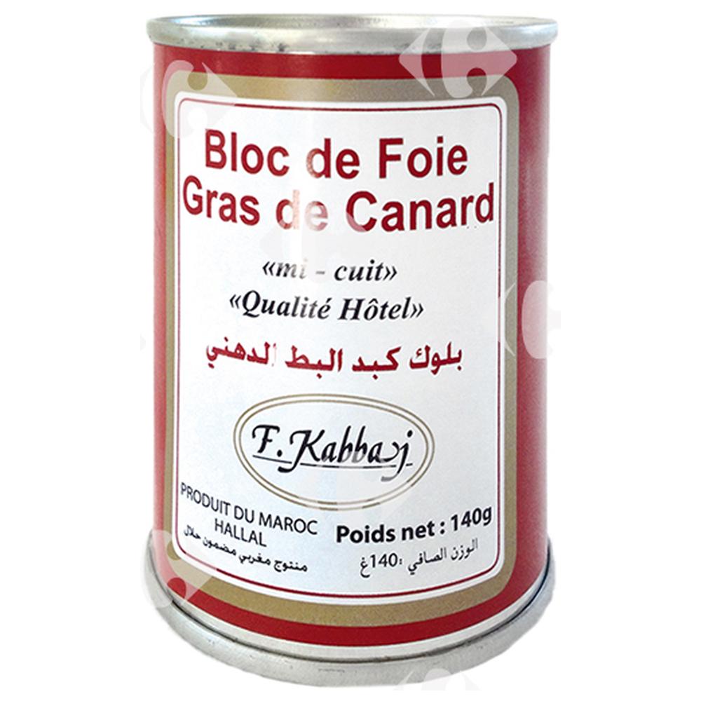 [29220] Bloc de Foie Gras de Canard 40% Morceaux - Charcuterie - Farida Kabbaj 140g