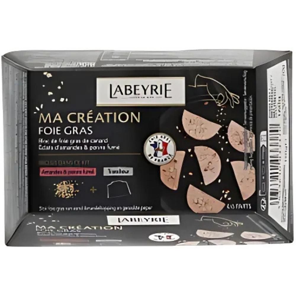 Bloc Foie Gras de Canard Amandes et Poivre Labeyrie 160g