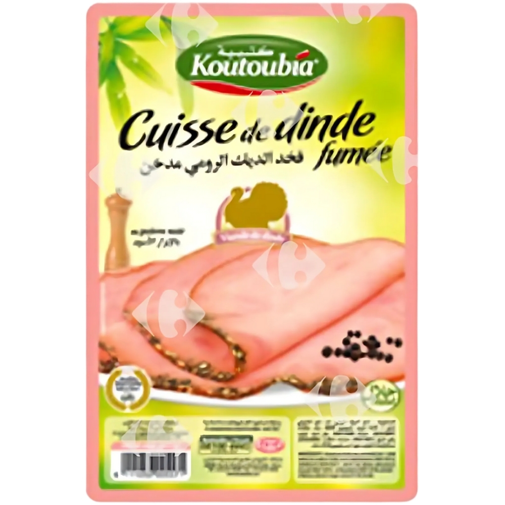 [72243] Cuisse de Dinde Fumée - Charcuterie - Koutoubia 80g