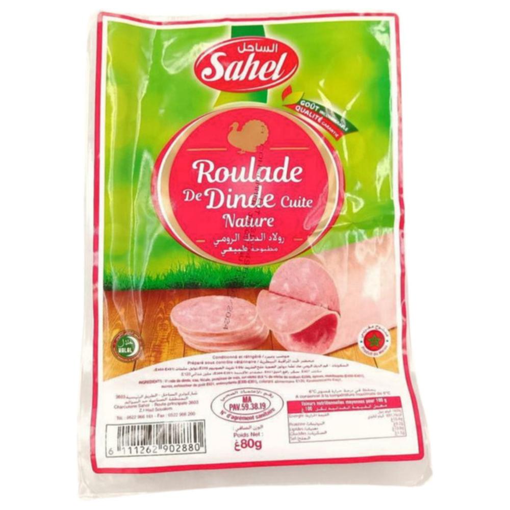 [700899] Roulade de Dinde Nature Sahel 80g.
