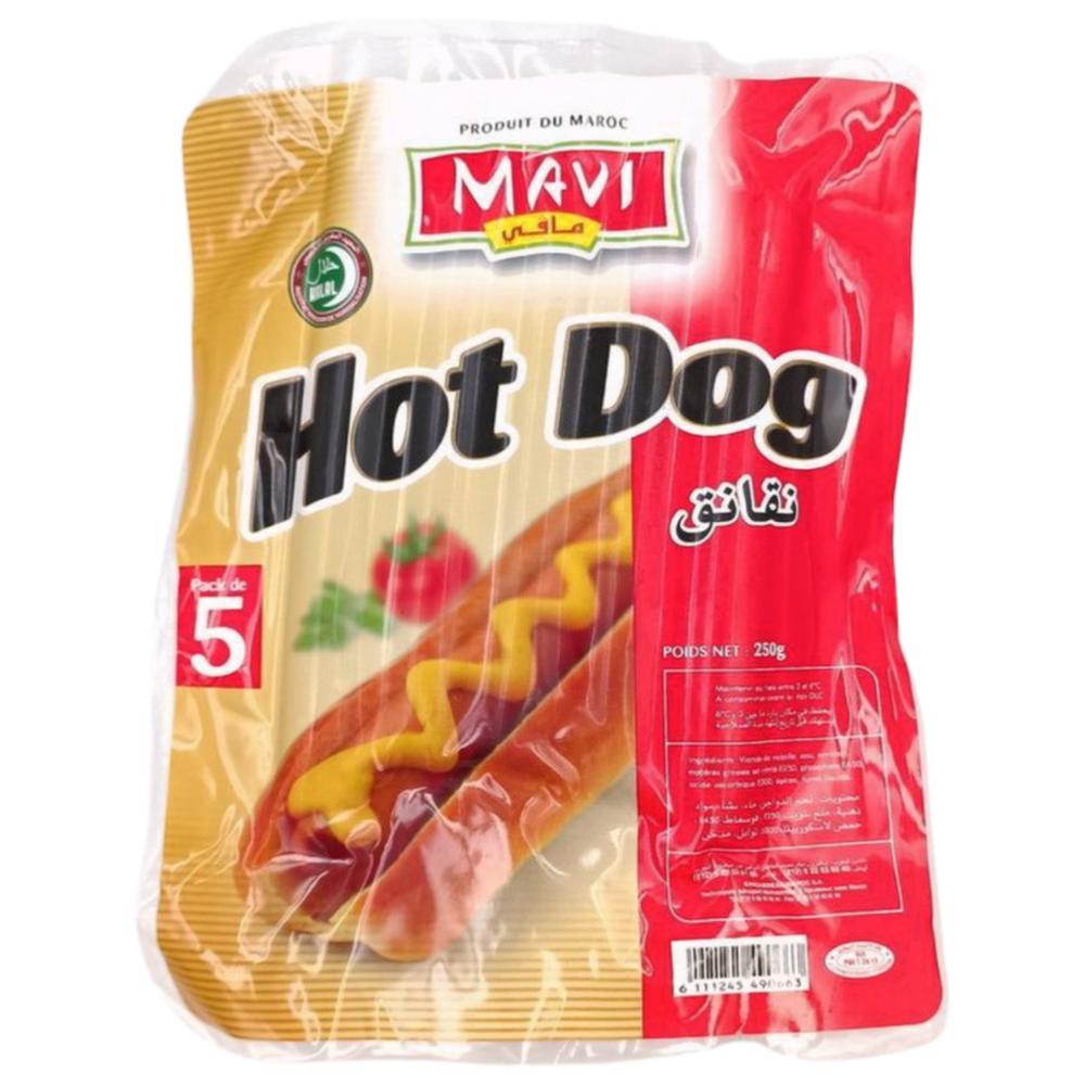 [71947] Saucisses Hot Dog - Charcuterie - Mavi 250g.