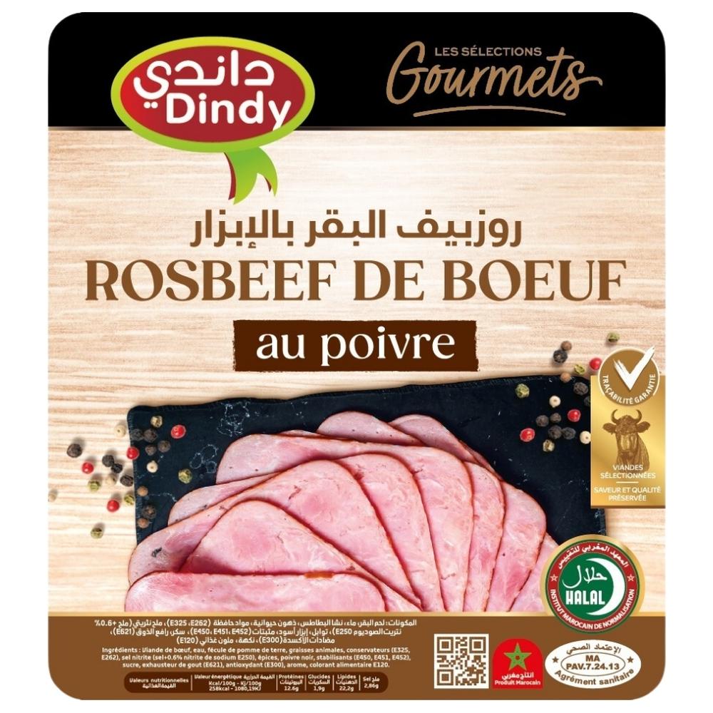 Rosebeef au Poivre - Charcuterie - Dindy 80g