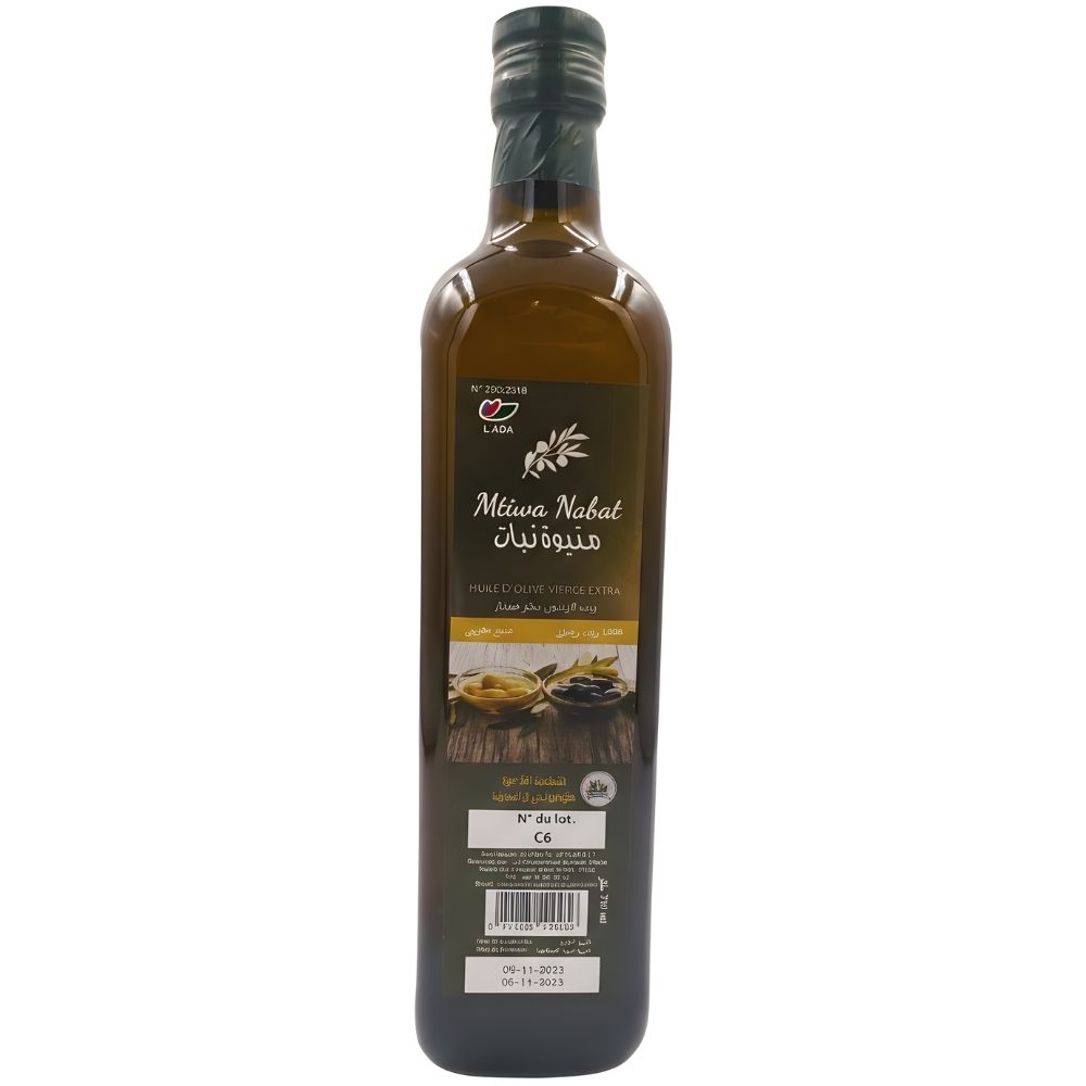 Huile d'Olive Extra Vierge Mtiwa Nabate 750ml.