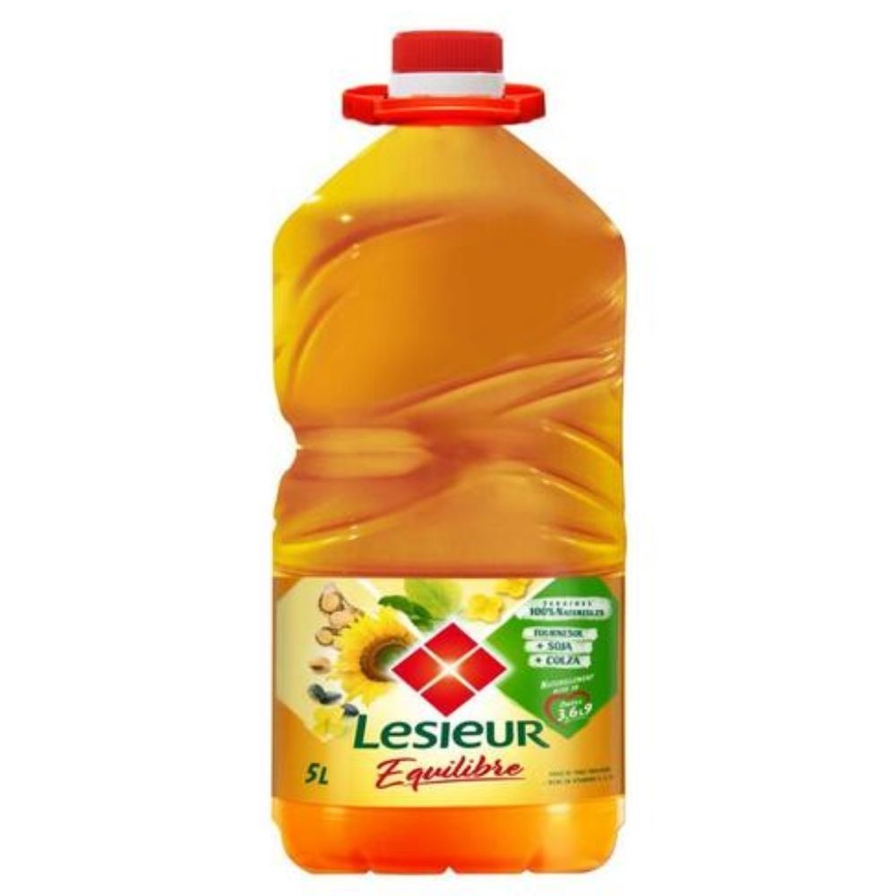 Huile de Table 3G Lesieur 5L+ 1kg de Sukari Sucre Lingot Gratuit