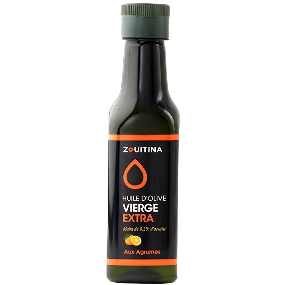 Huile d'Olive Extra Vierge Aromatisée à l'Orange Zouitina 1 unité
