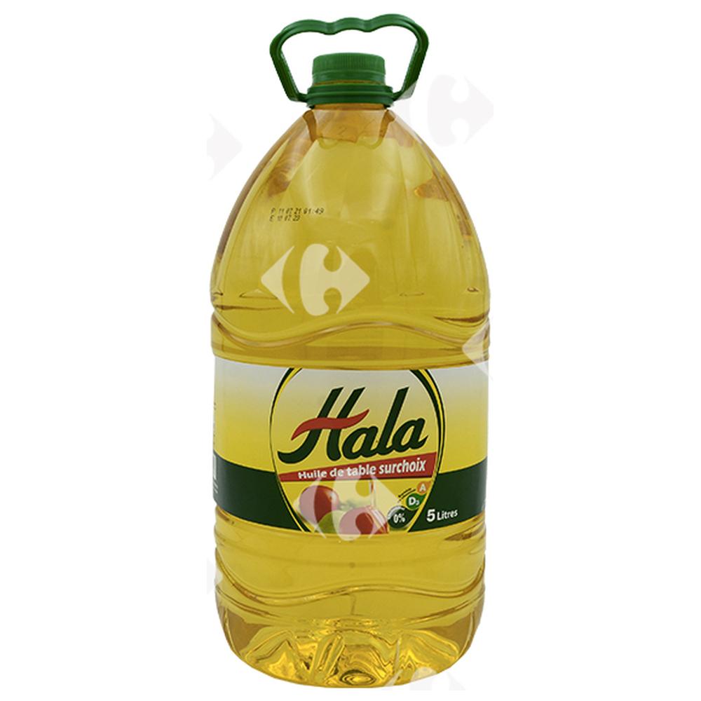 Huile de Table Pure Soja Hala 5L