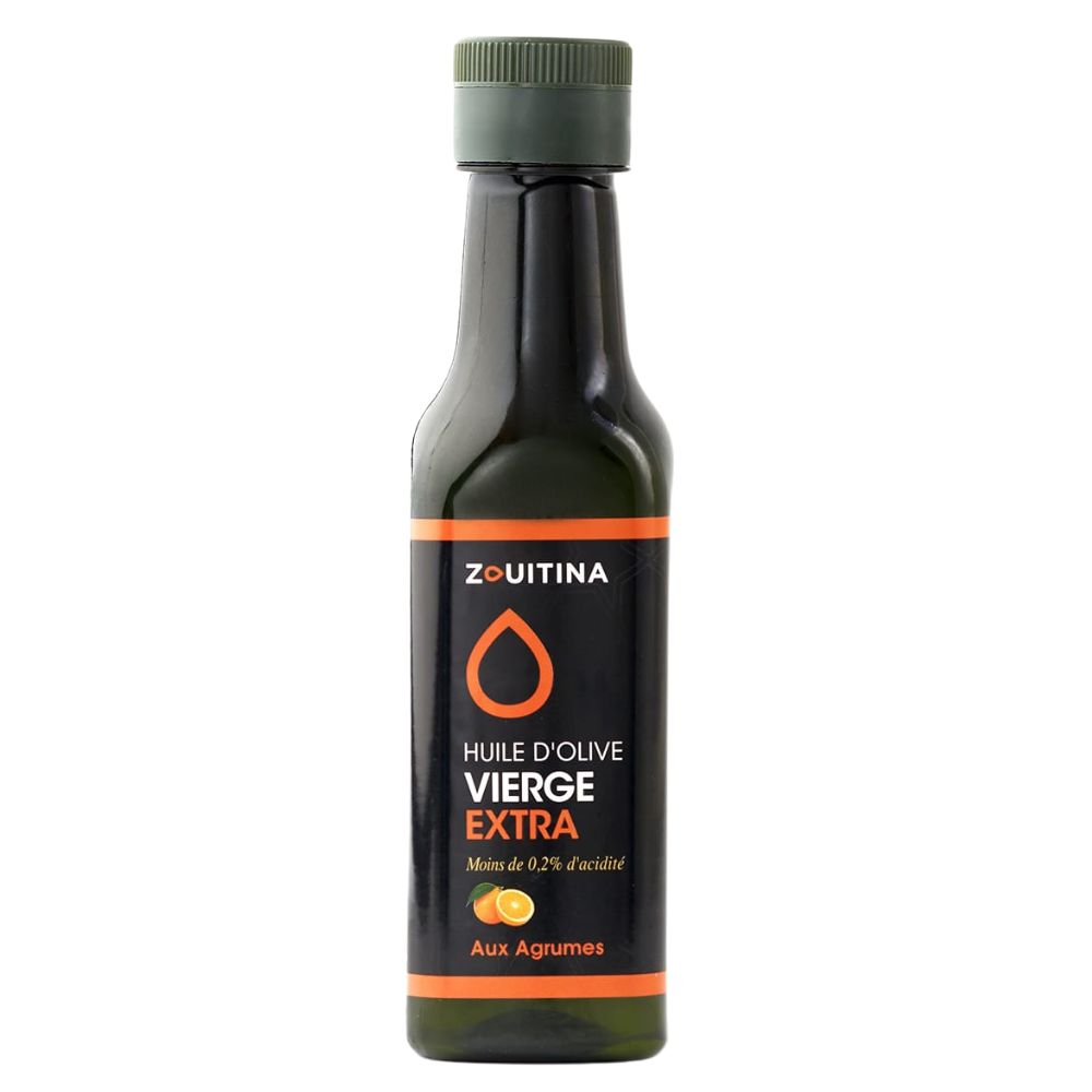 Huile d'Olive Extra Vierge Aromatisée Orange Zouitina 250ml