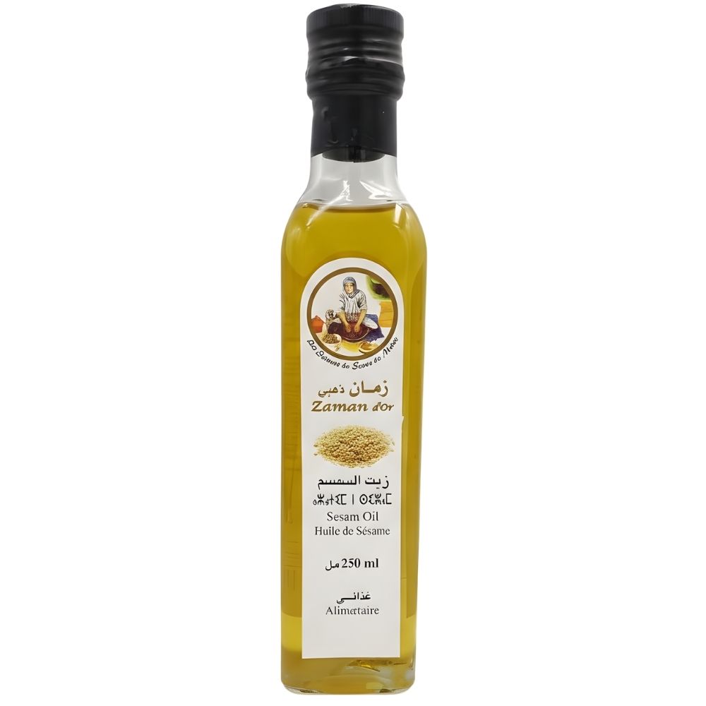 Huile de Sésame Alimentaire Zaman d'Or 250ml.