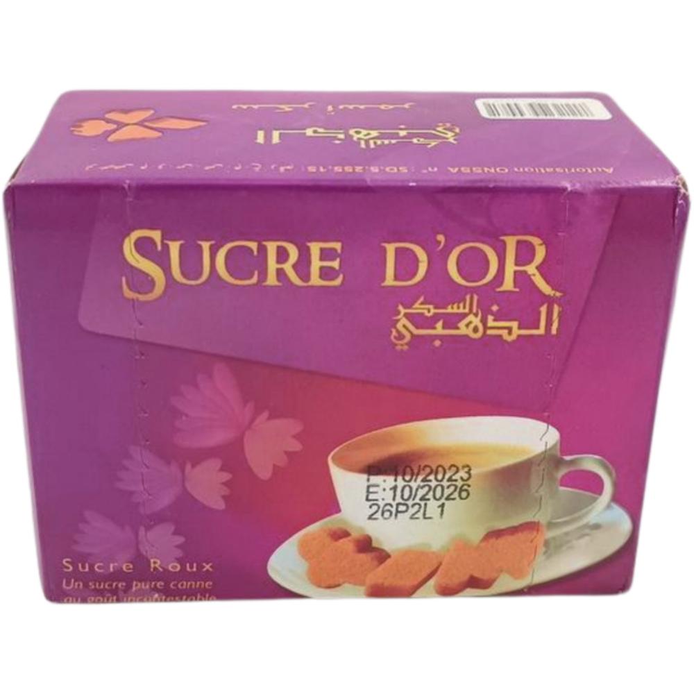 [219983] Sucre Roux en Forme Fantaisie Sucre D'Or 500g.