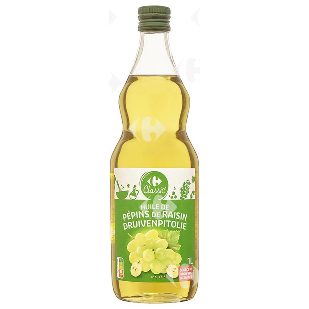 Huile de Pépins de Raisin Carrefour 1L