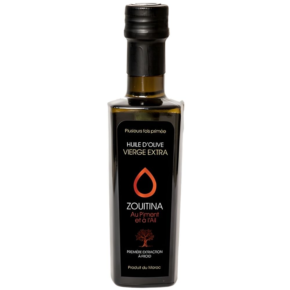 Huile d'Olive Extra Vierge Aromatisée à l'Ail Piquant Zouitina 1 unité