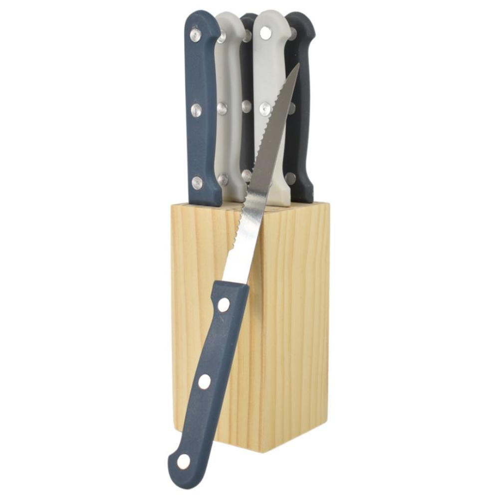 [695221] Ensemble de Couteaux à Steak 7 pièces