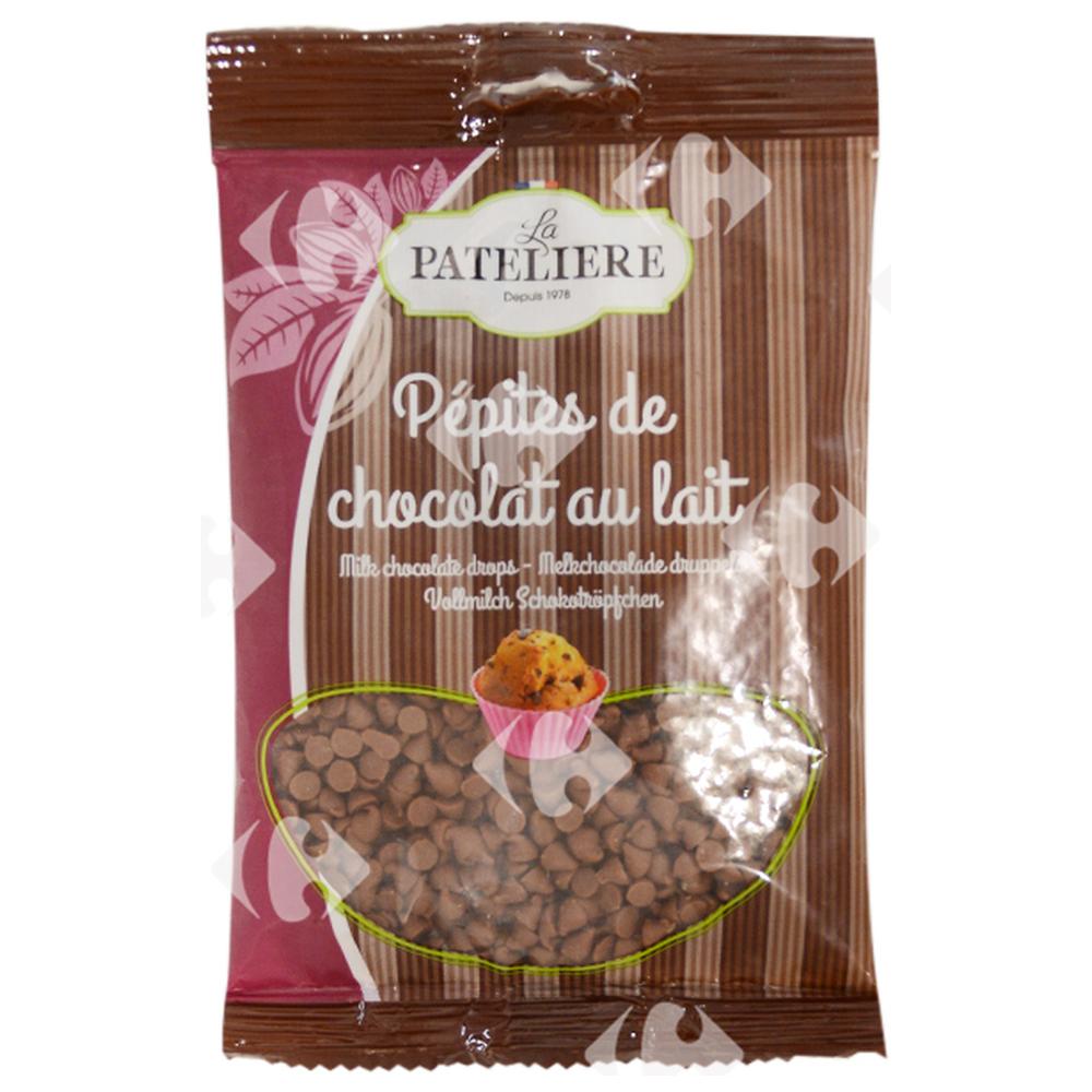 [665538] Pépites de Chocolat au Lait La Pateliere 100g