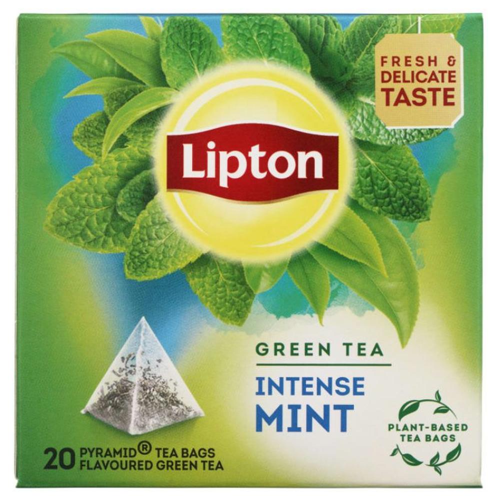 Thé Vert Menthe Intense en Sachets Lipton 20 unités
