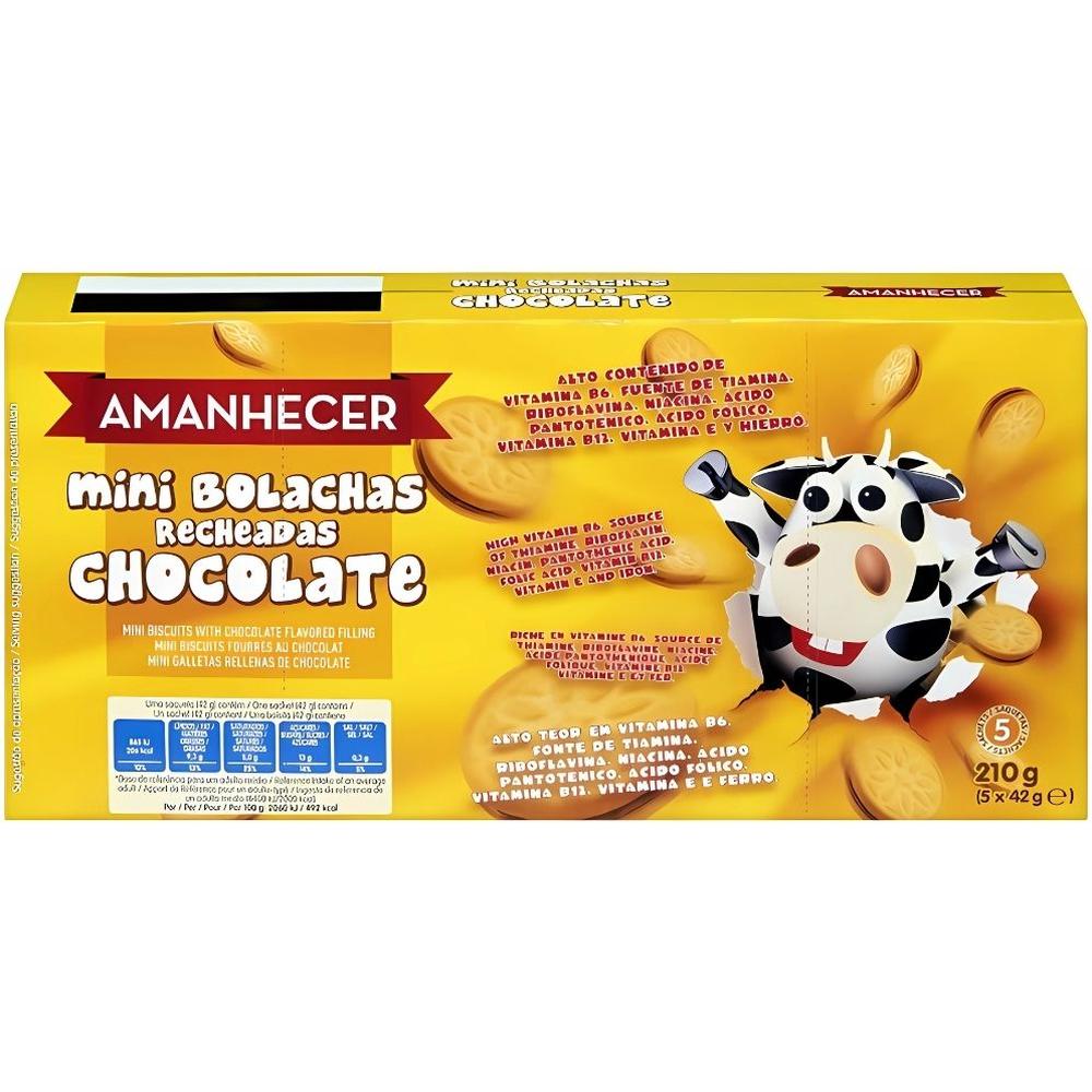 [731914] Mini Biscuits Fourrés Cacao Amanhecer 210g