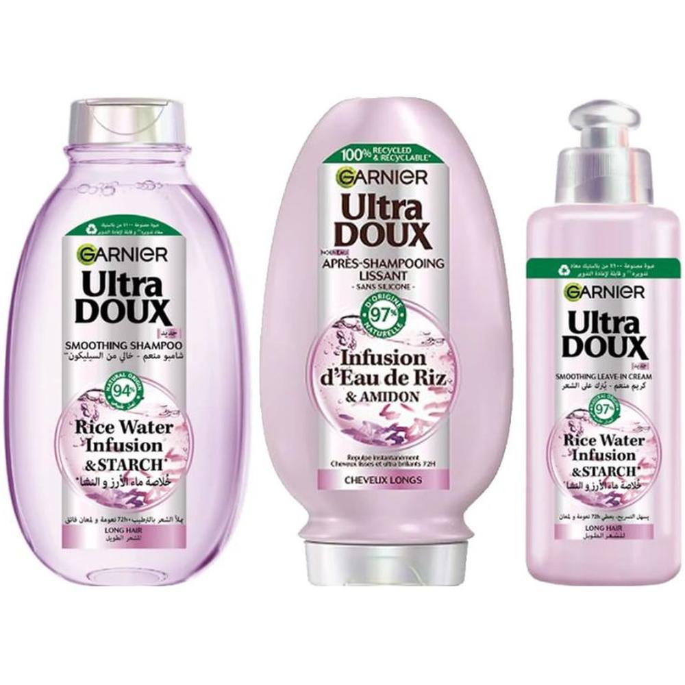 [728828] Routine Rice Ultra Doux : Shampooing + Après-Shampooing + Soin