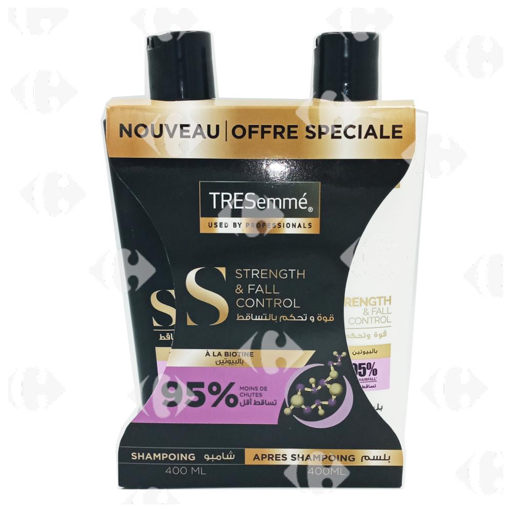 Pack Shampooing Straight TRESemmé 400ml + Après-Shampooing Straight 400ml