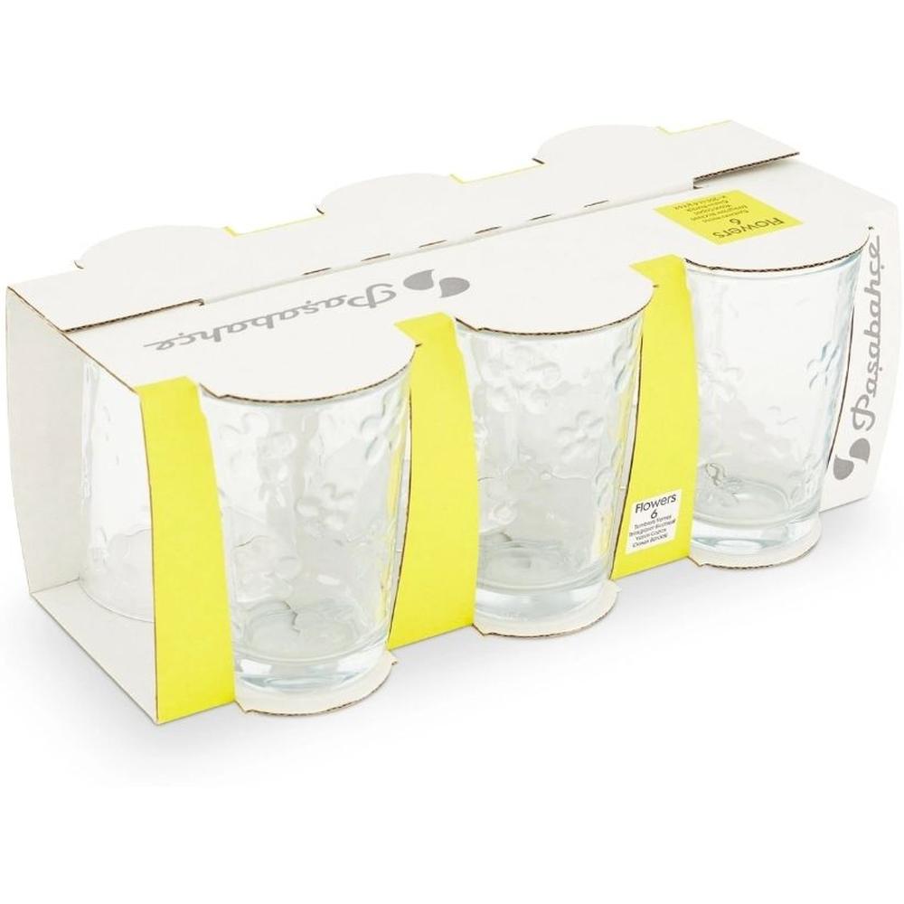 [485236] Pack de 6 Verres à Thé Fleur 20cl