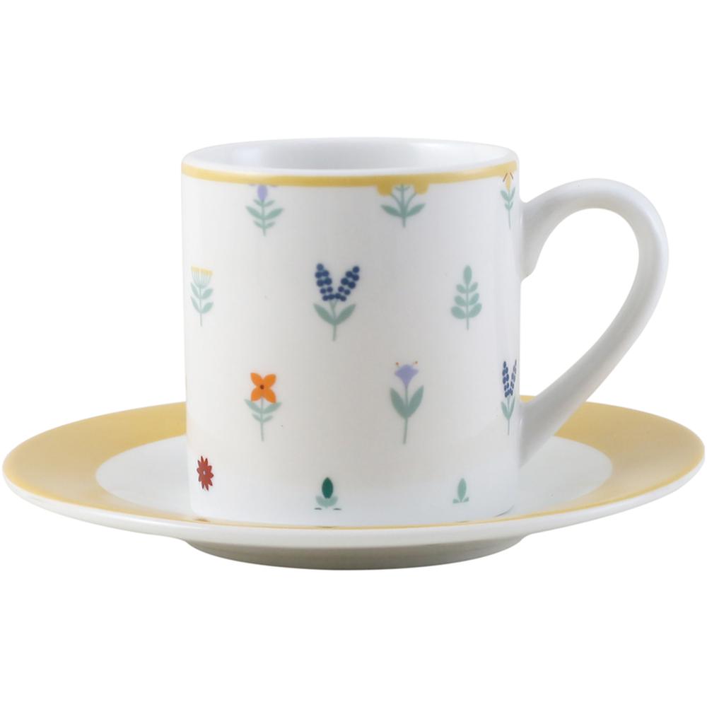 Ensemble de Tasses en Porcelaine Cottage Kasa 9cl 8 unités