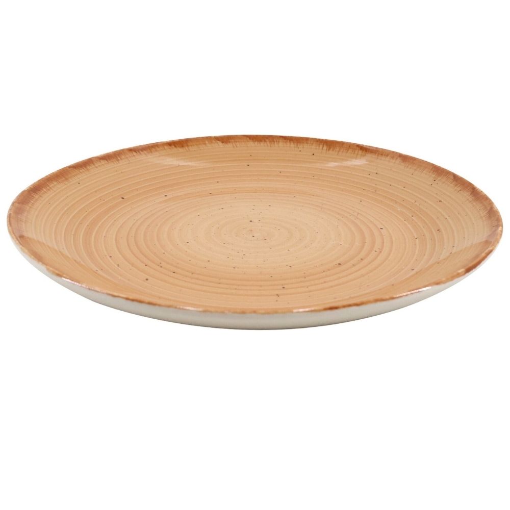 Assiette Dessert Kasa en Porcelaine Orange Seia 19cm