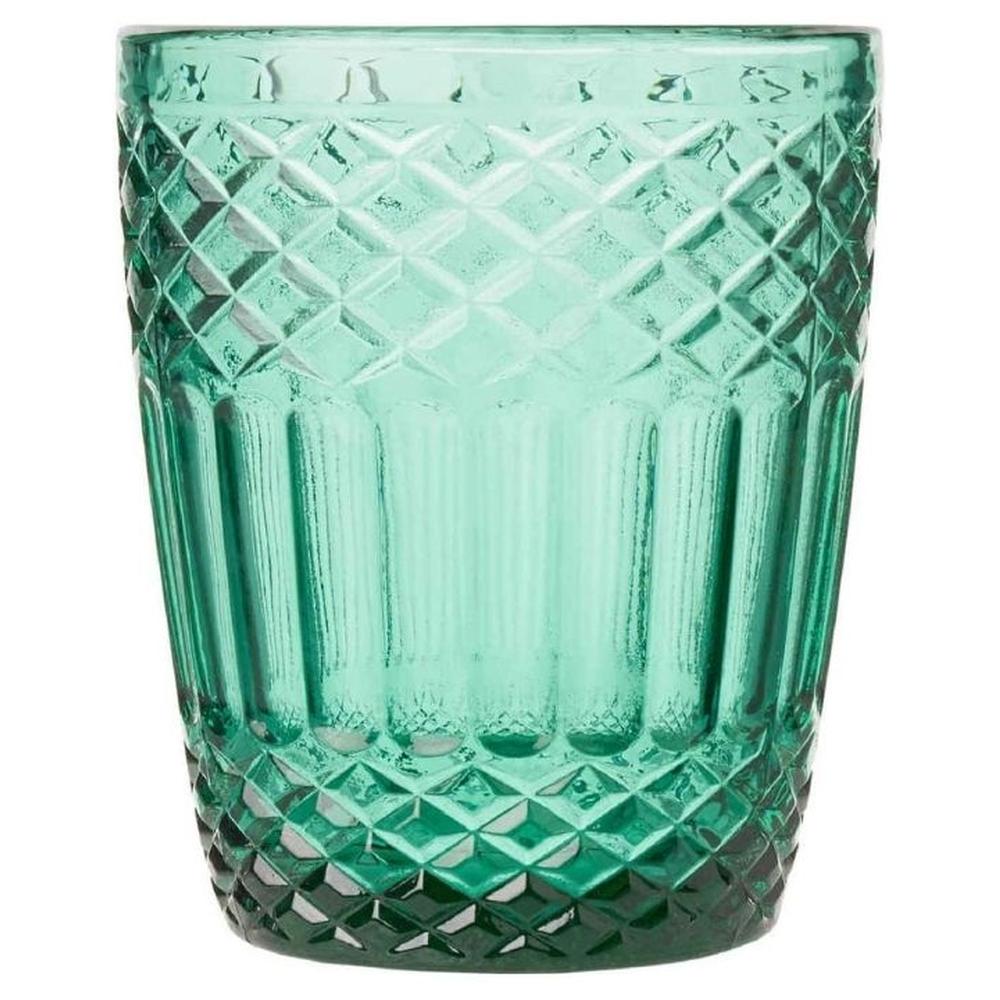 [723039] Verre Rayé Vert Pastille Kasa 30cl