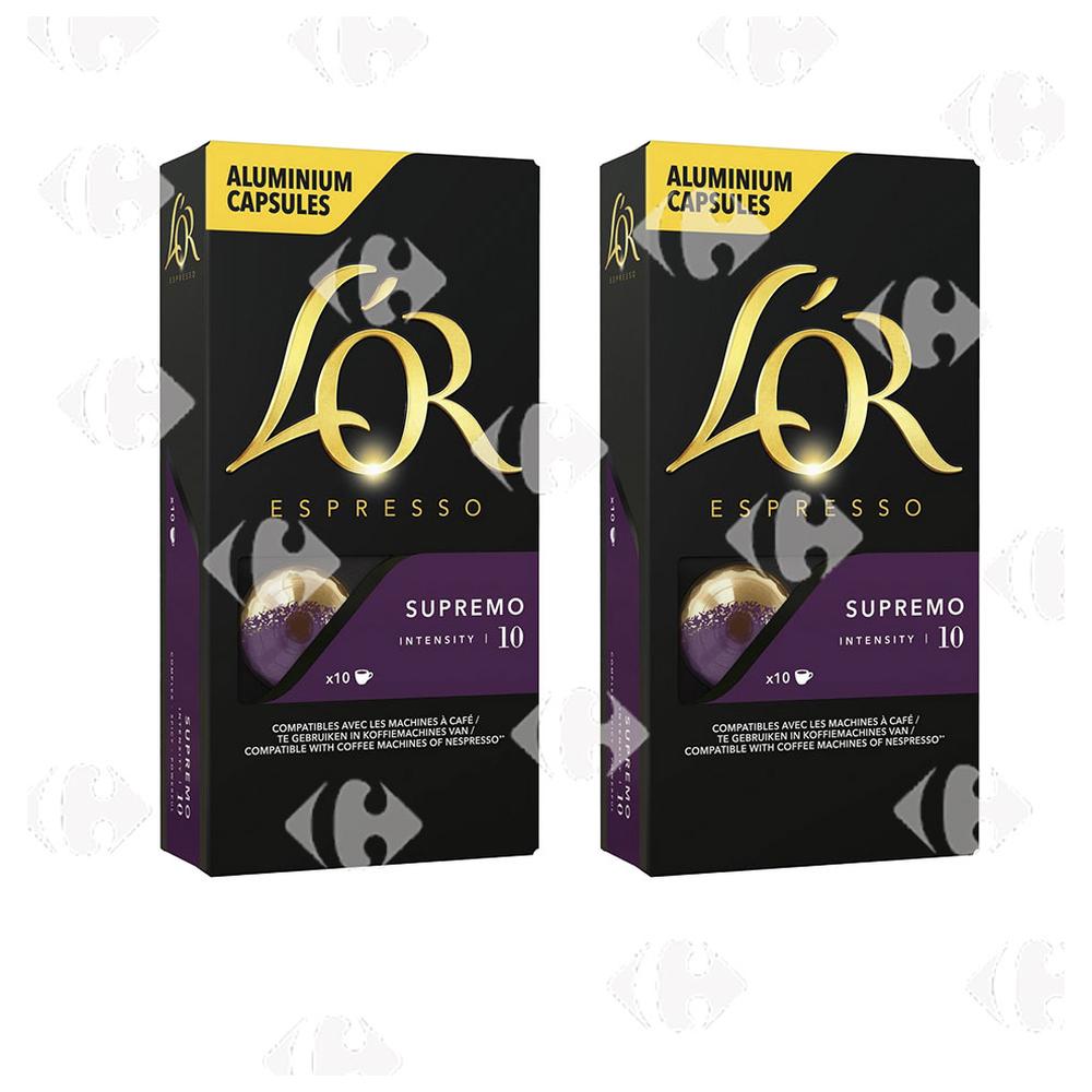 [623579] Lot 2 Capsules Café L'Or N°10 2ème à moitié prix