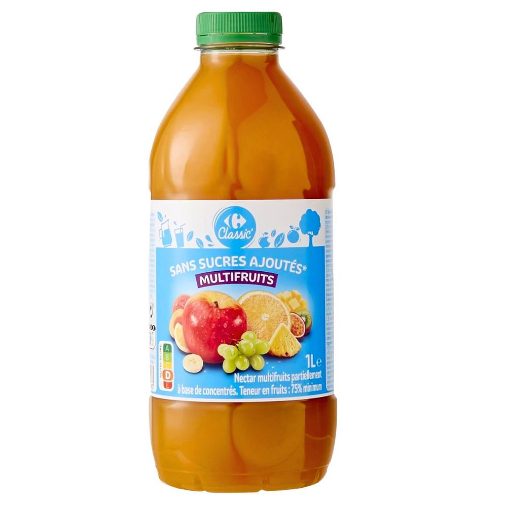 [643752] Nectar Multifruits Sans Sucre Carrefour 1L