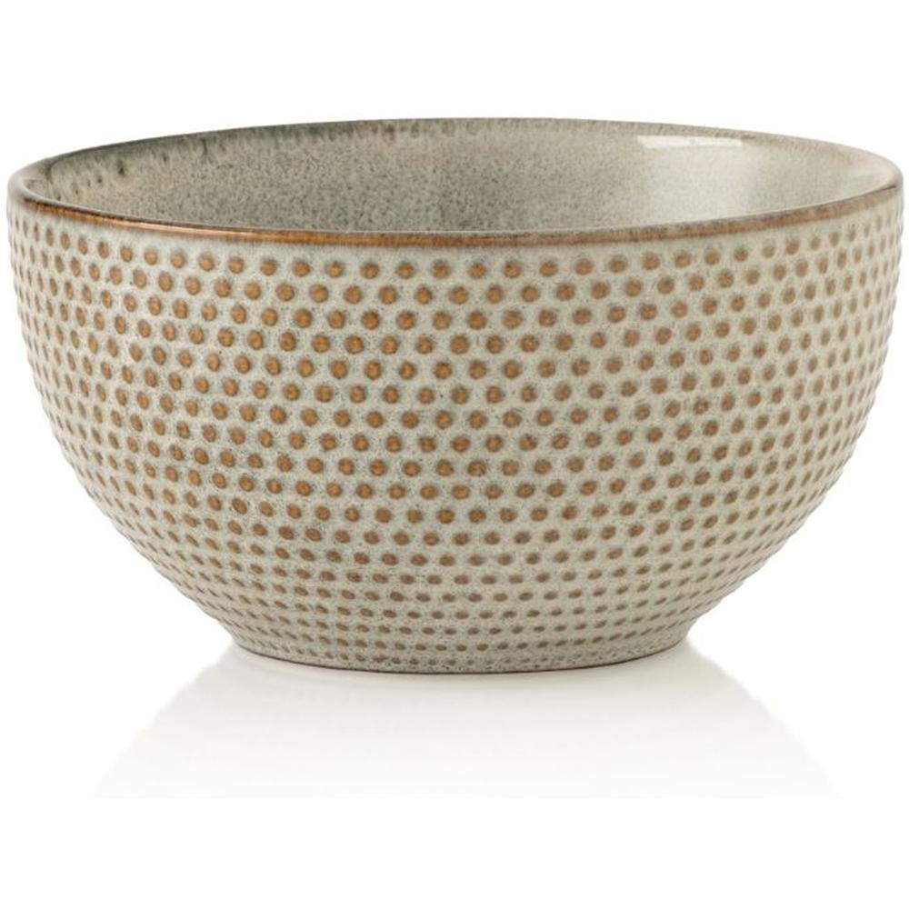 [716812] Bol en Porcelaine Beige Réactif Kasa 14cm