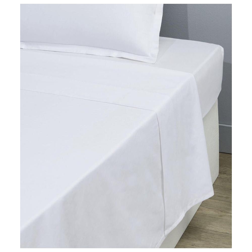 Drap Plat Percal Blanc Tex Home 180x300 cm
