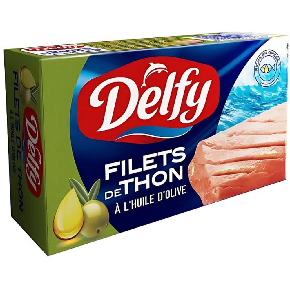 [721399] Filet de Thon à l’Huile d’Olive Delfy 125g