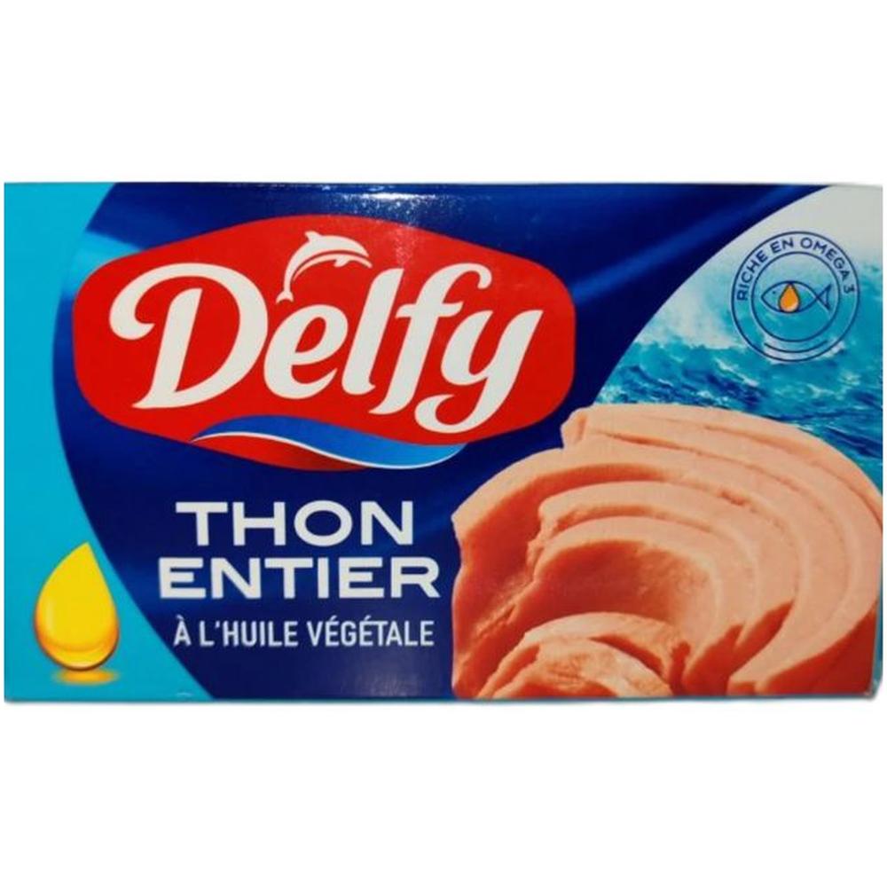 [721400] Thon Entier à l'Huile Végétale Delfy 125g
