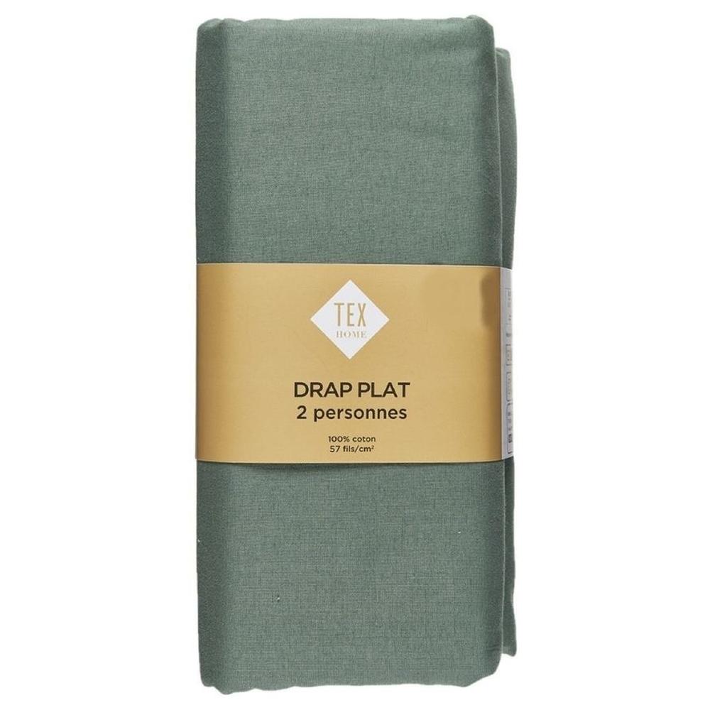 Drap Plat Kaki Tex Home 180x280 cm