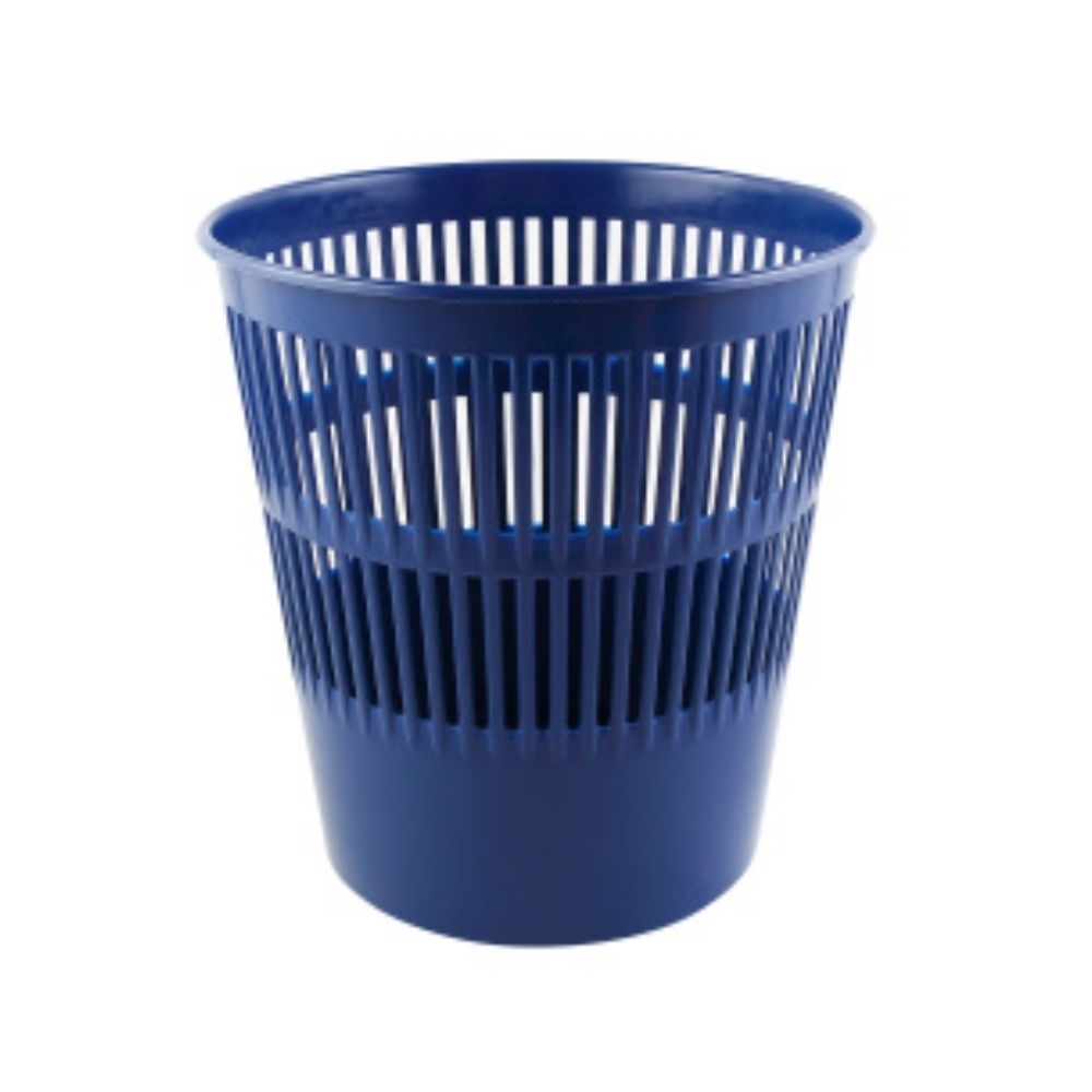 [625632] Corbeille à Papier en Plastique Bleu