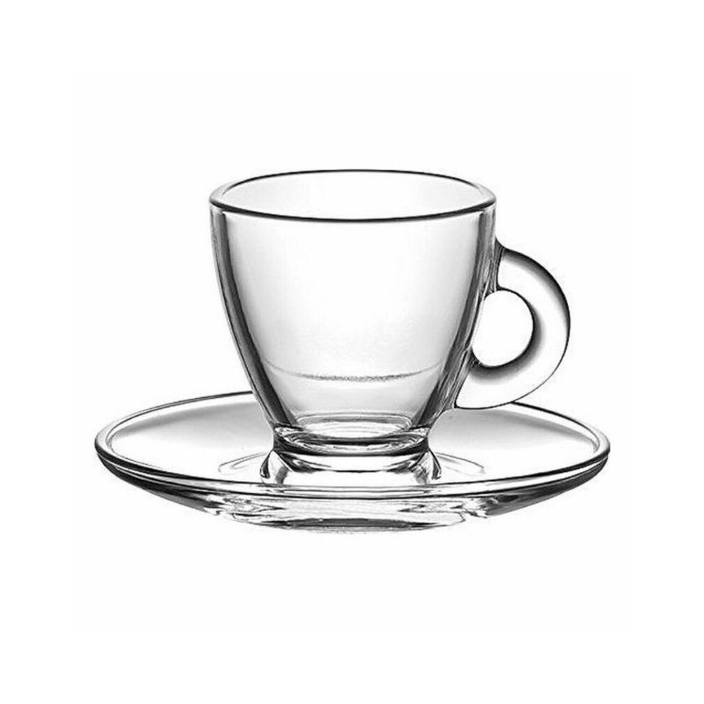 [515276] Ensemble de Tasses à Café Lav Rom 12 Pièces 95ml