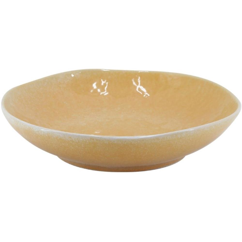 [716840] Saladier en Porcelaine Jaune Réactif Kasa 33cm
